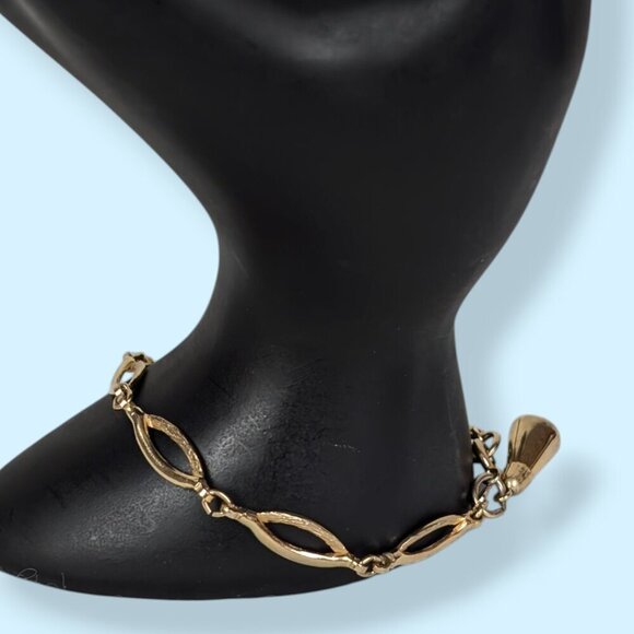 Vintage Sarah Cov Oval Link Bracelet - Picture 2 of 5
